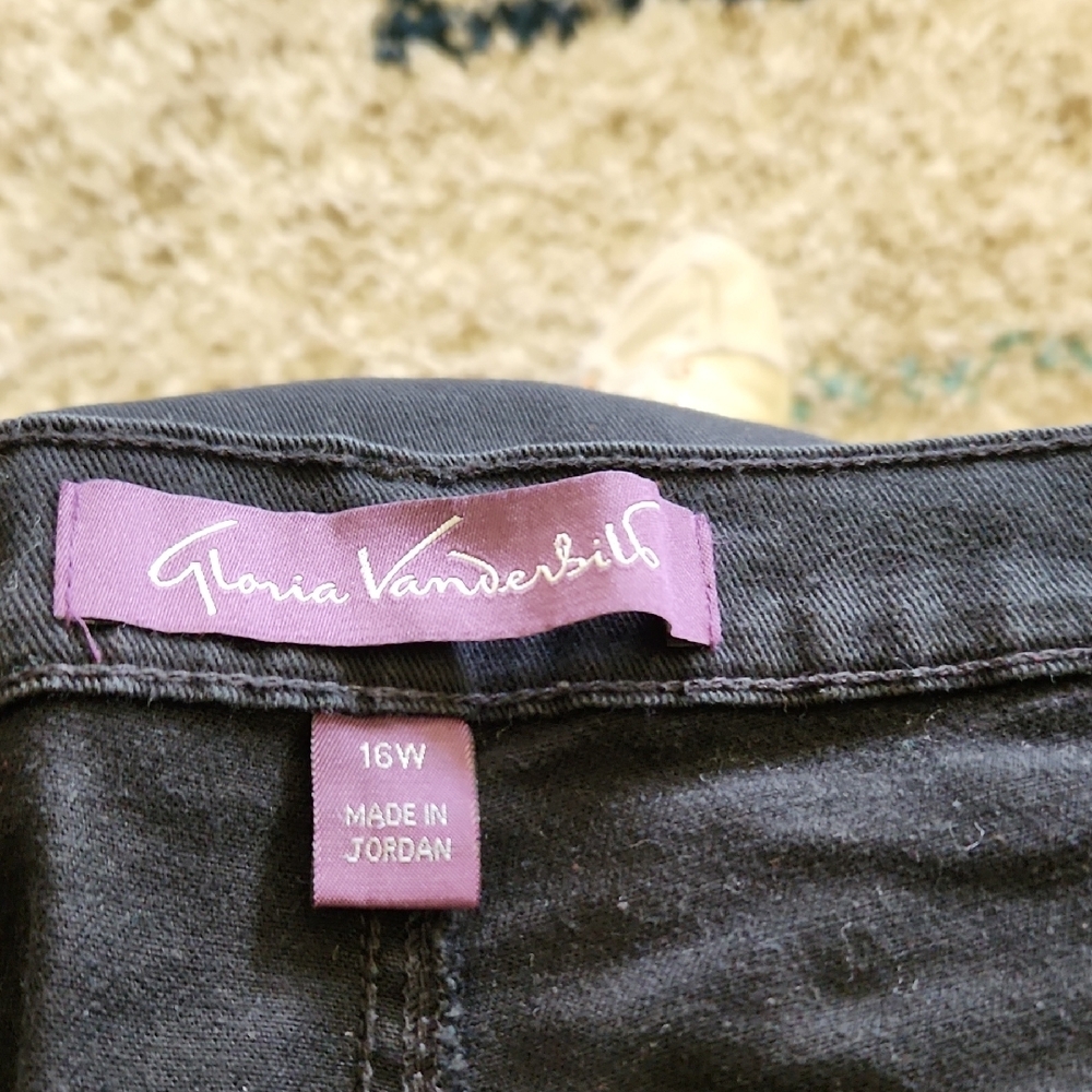 Gloria Vanderbilt Women's Black Jeans